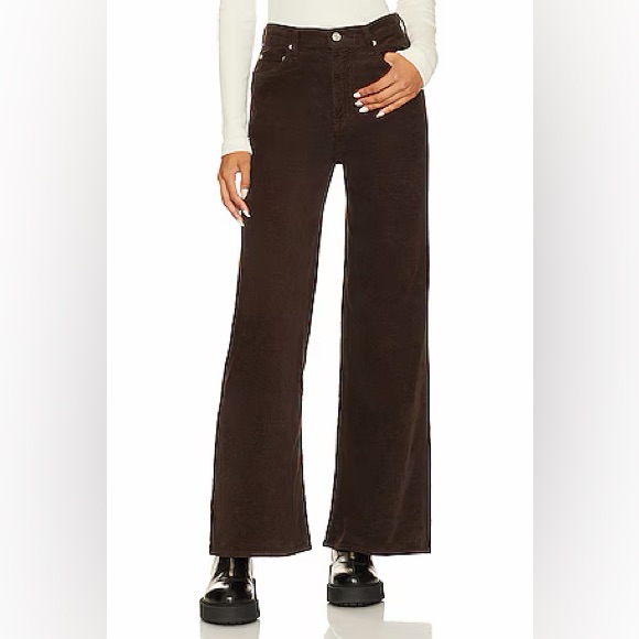 Paloma Baggy Pant In Wood Corduroy Citizens Of Humanity | Sz 32